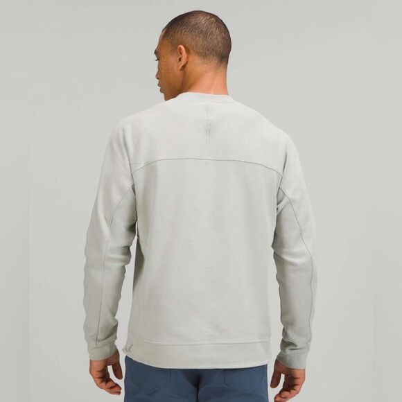 Men’s Lululemon French Terry Oversized Long Sleeve Crew | XL | Seal Grey - Picture 3 of 12